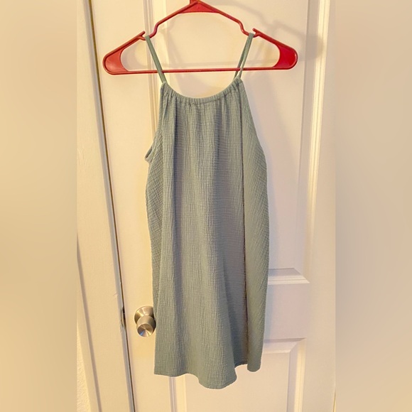SHEIN green tunic with tie front, size M. - Picture 5 of 6